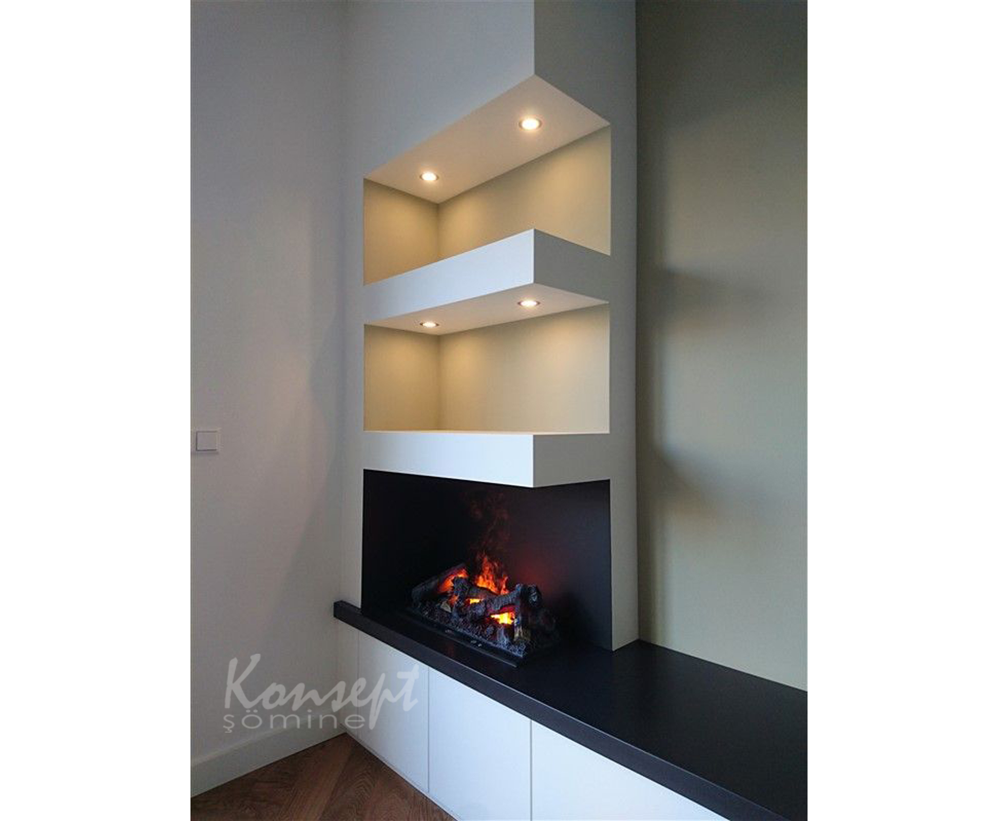 3 Boyutlu Elektrikli Şömine 11