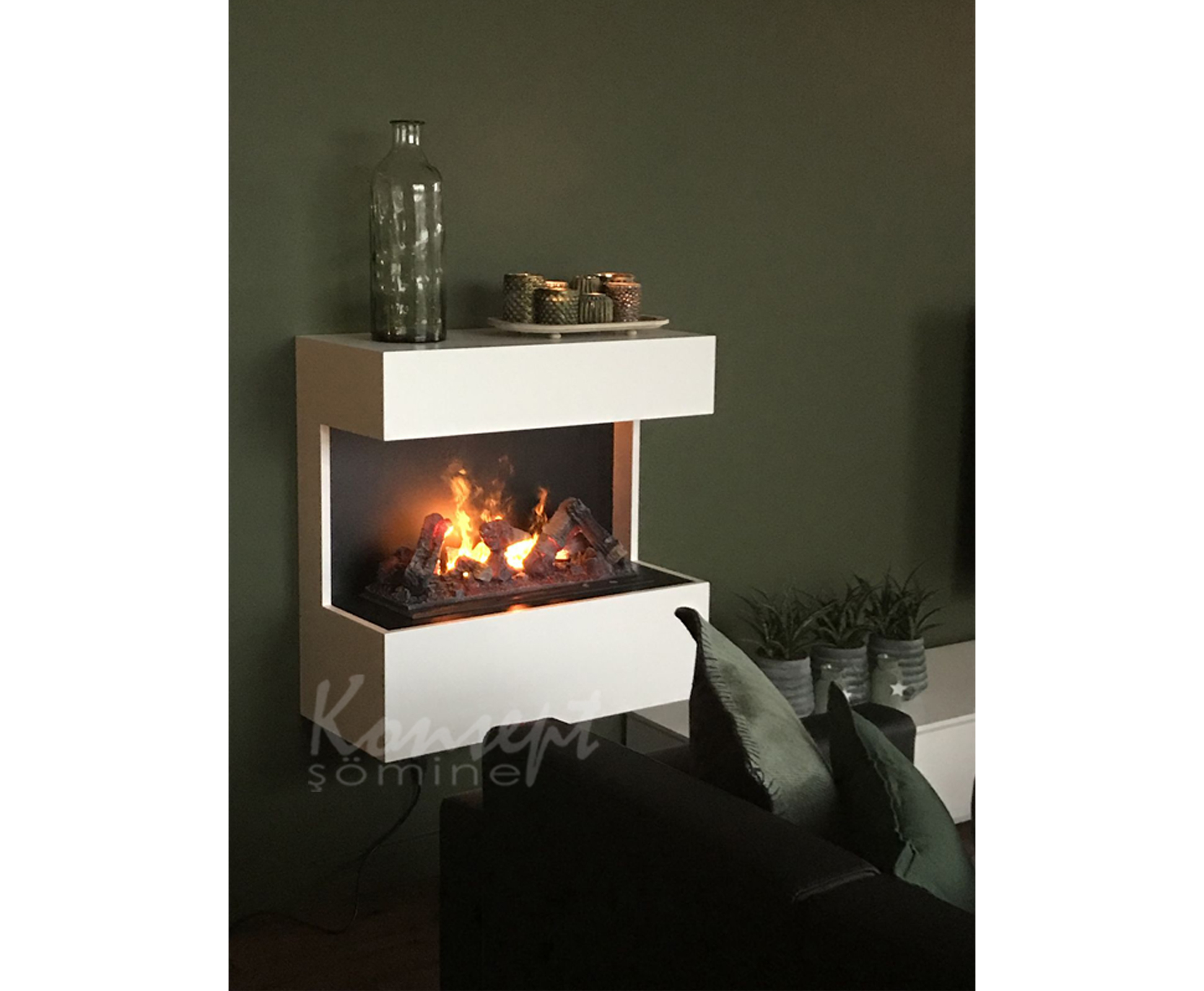 3 Boyutlu Elektrikli Şömine 13