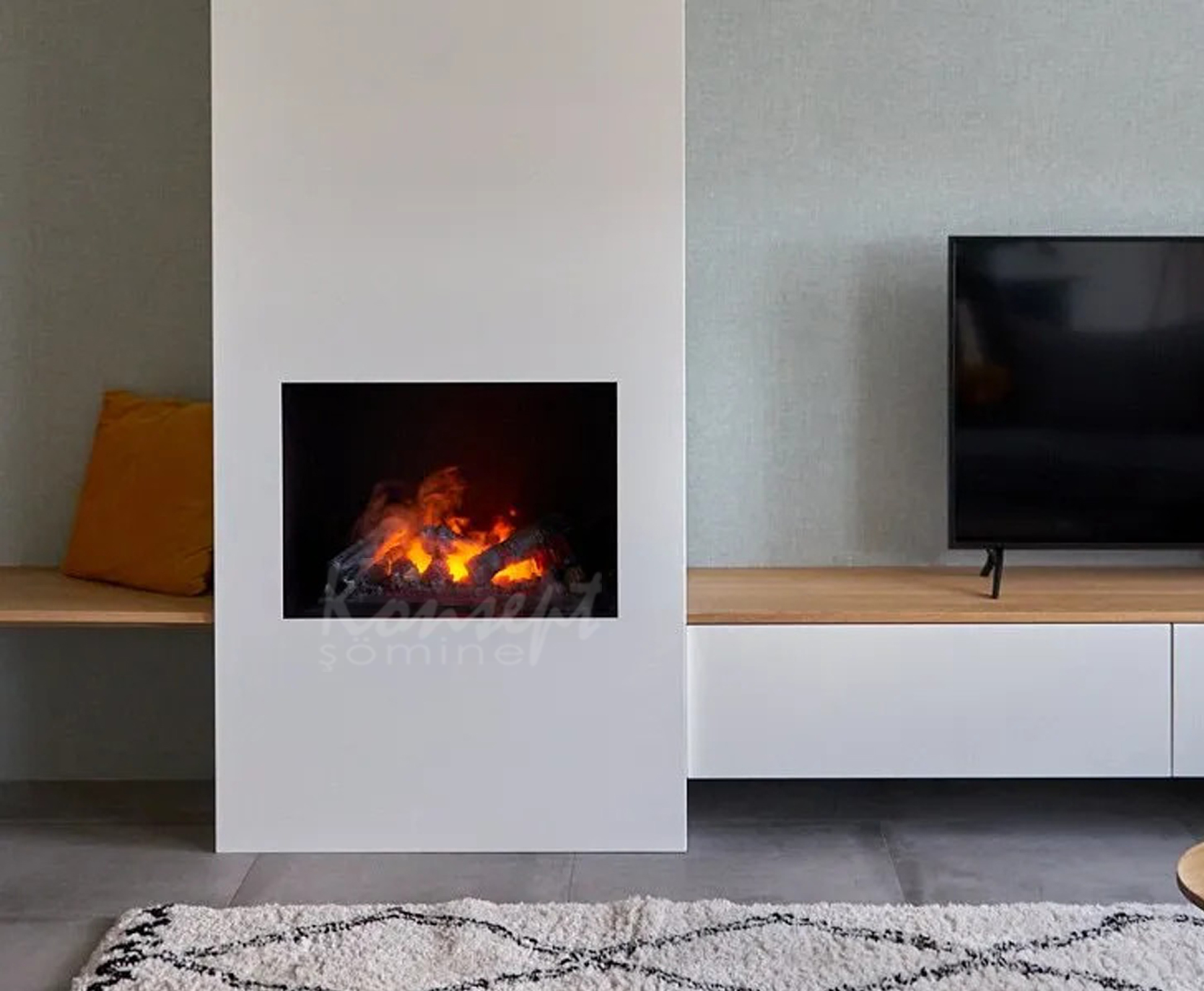 3 Boyutlu Elektrikli Şömine 15