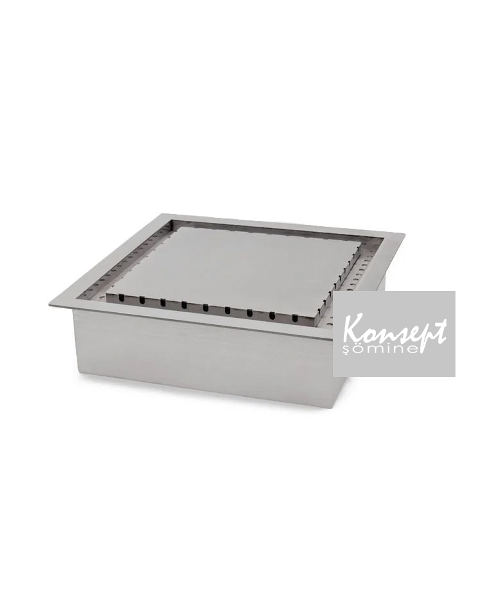 35cm Kare Büyük Alev Burner