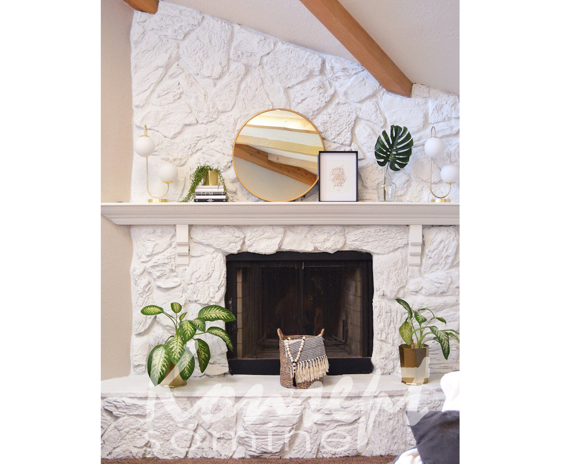 Corner Fireplace 01 