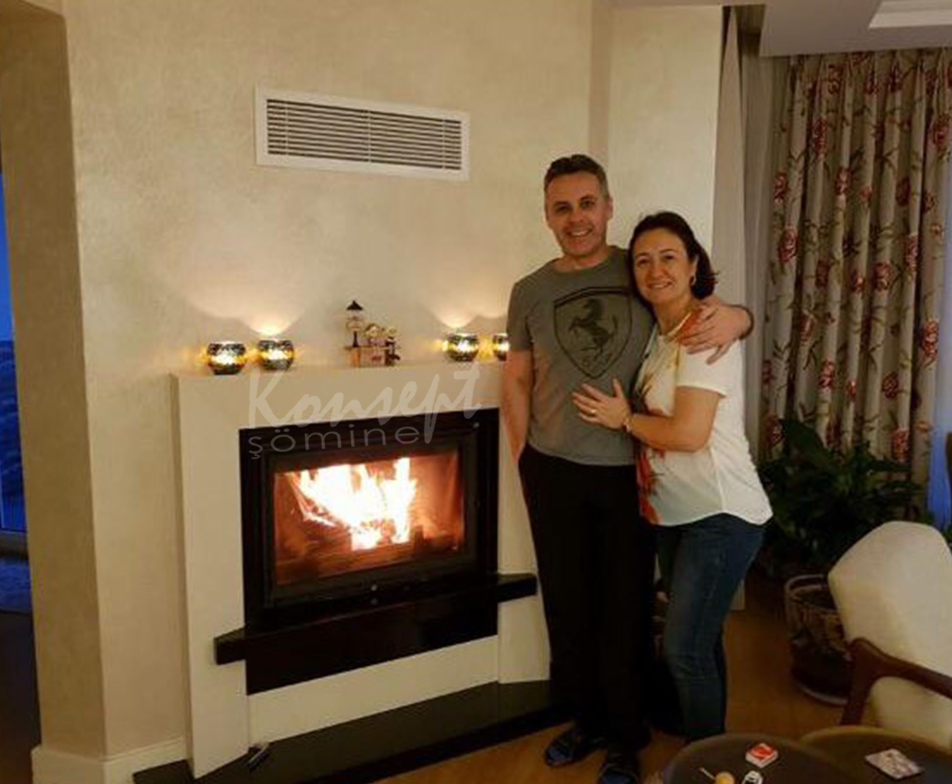 Corner Fireplace 08