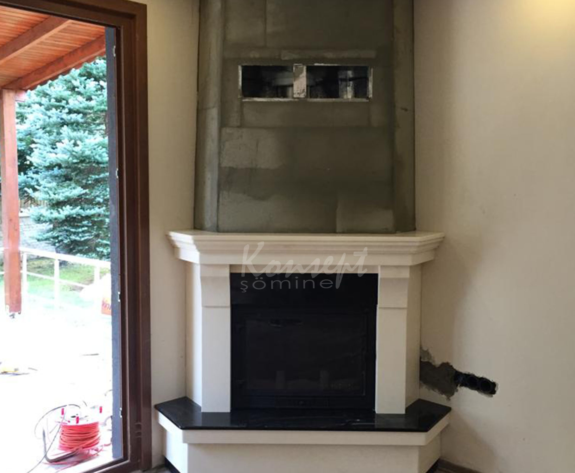 Corner Fireplace 19