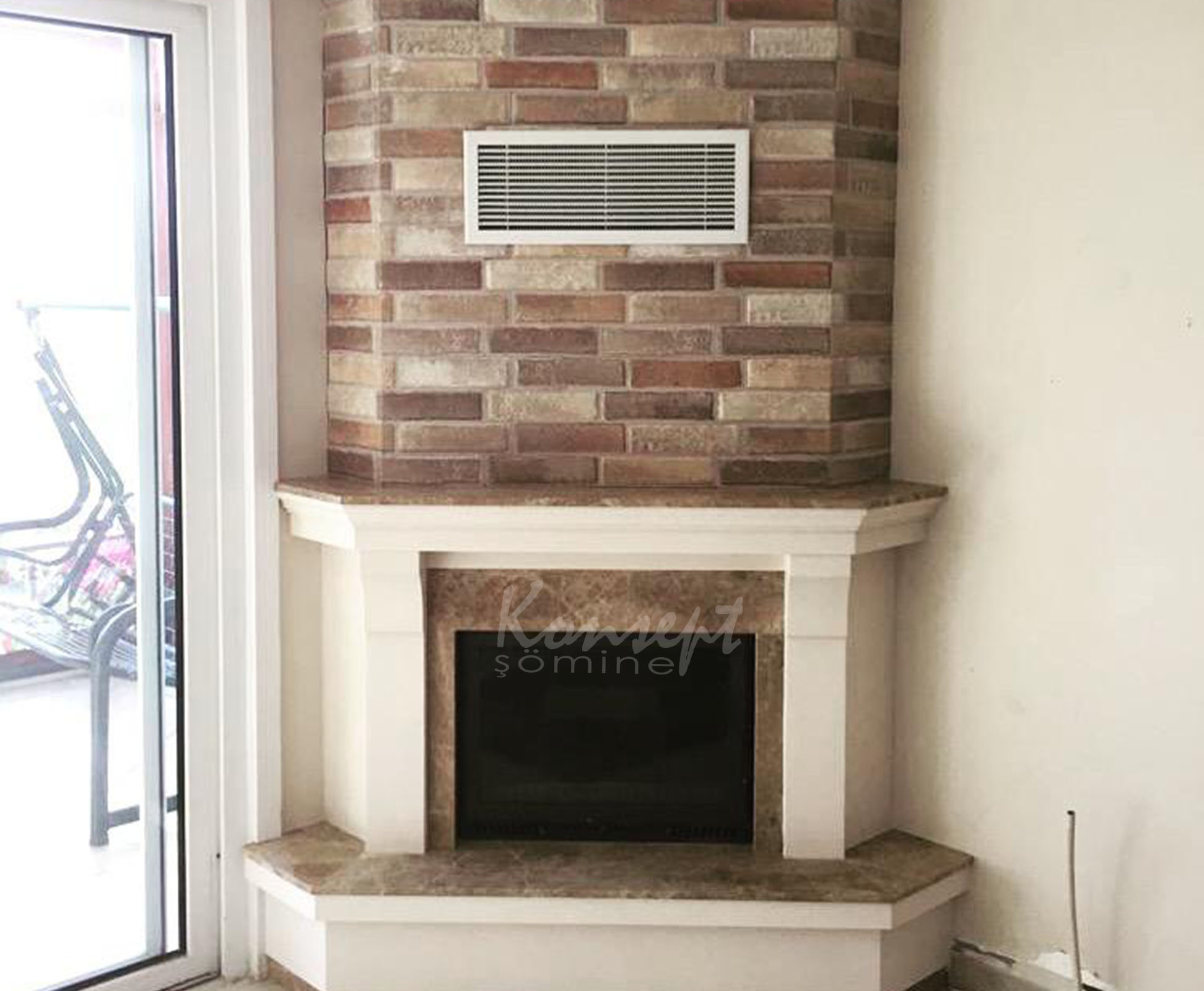 Corner Fireplace 20