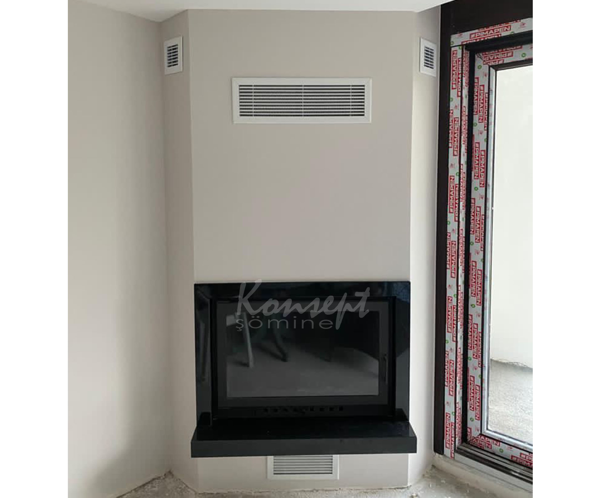 Corner Fireplace 24