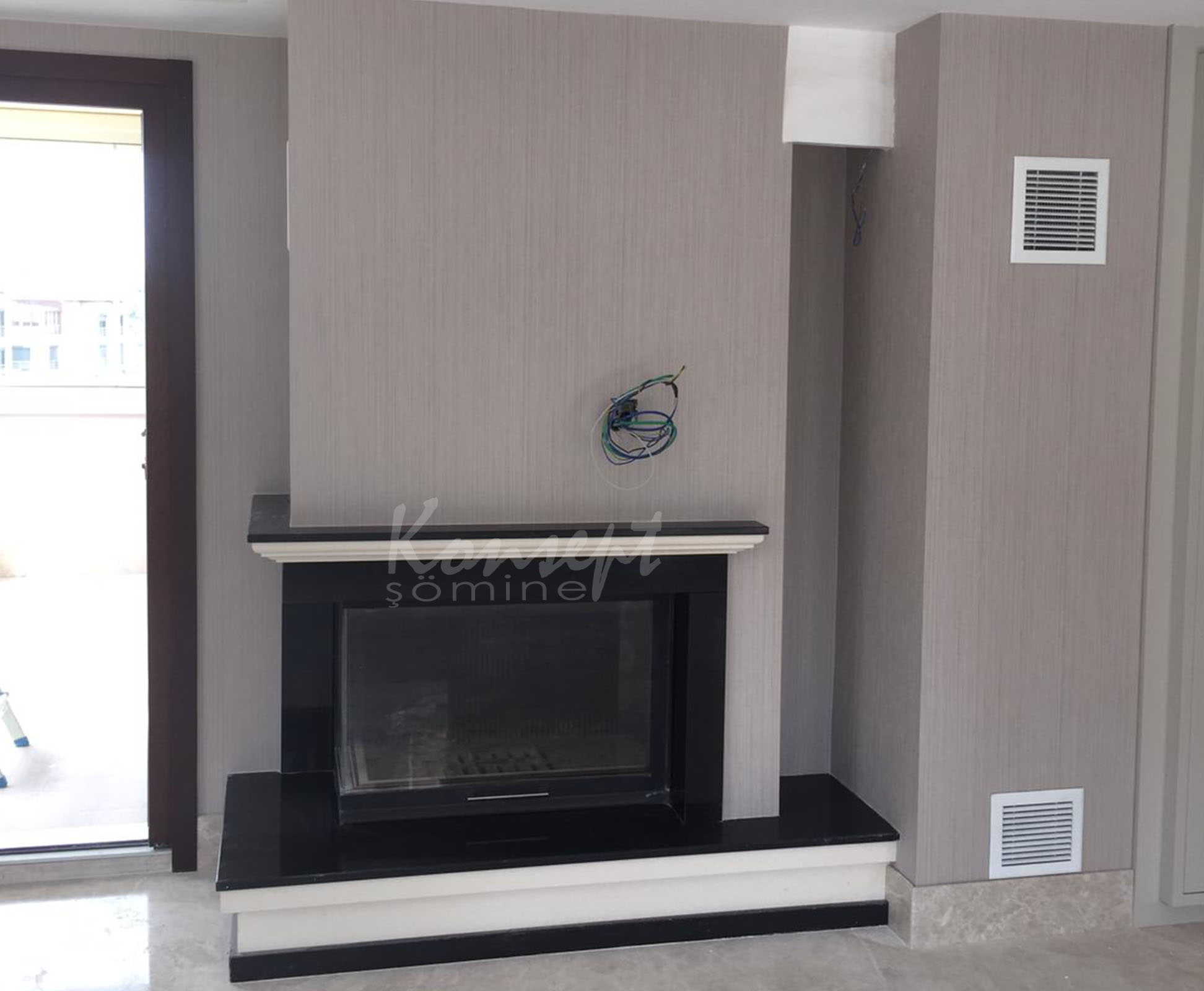 L Type Fireplace 21