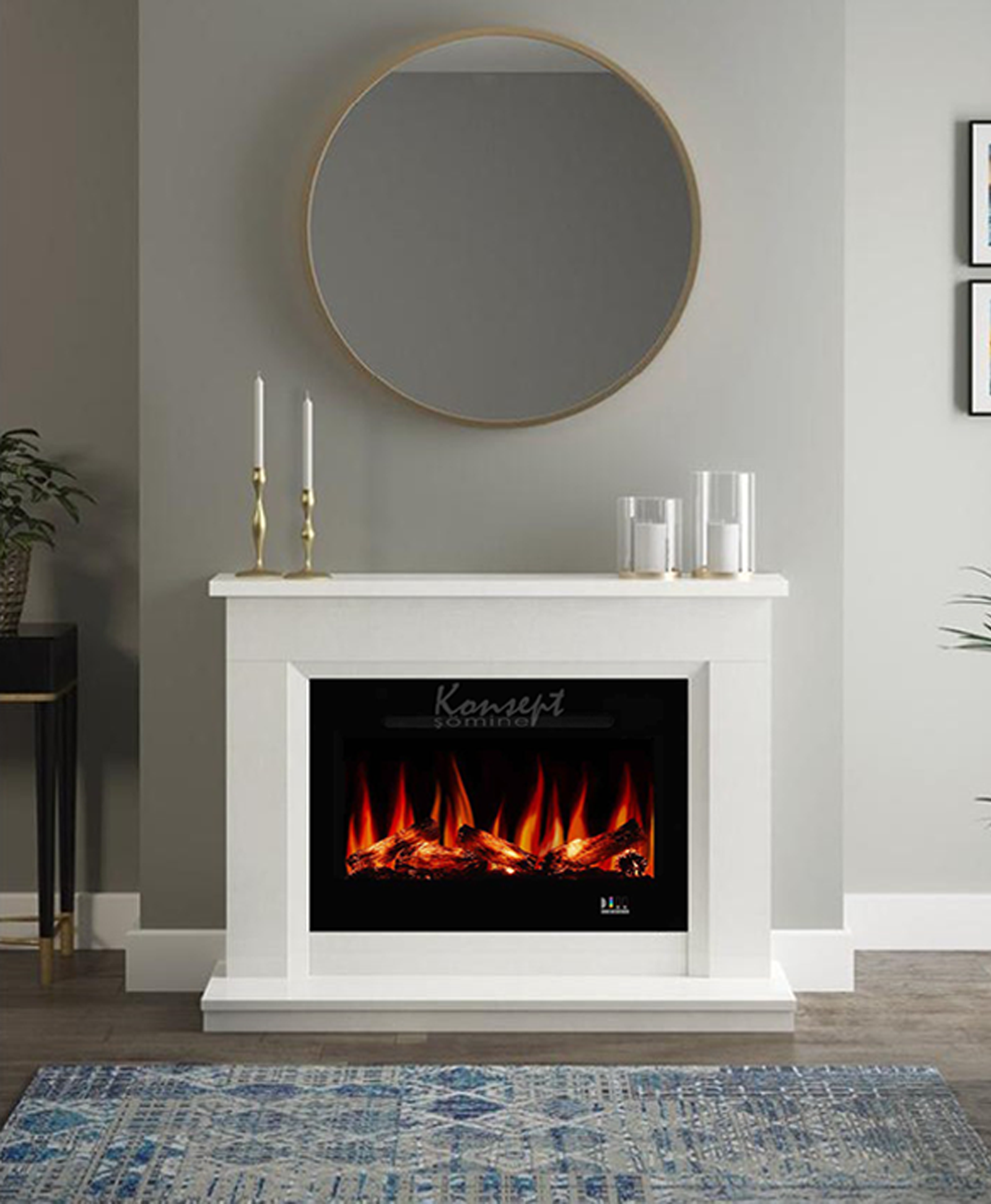 Plazma Elektrikli Şömine 106