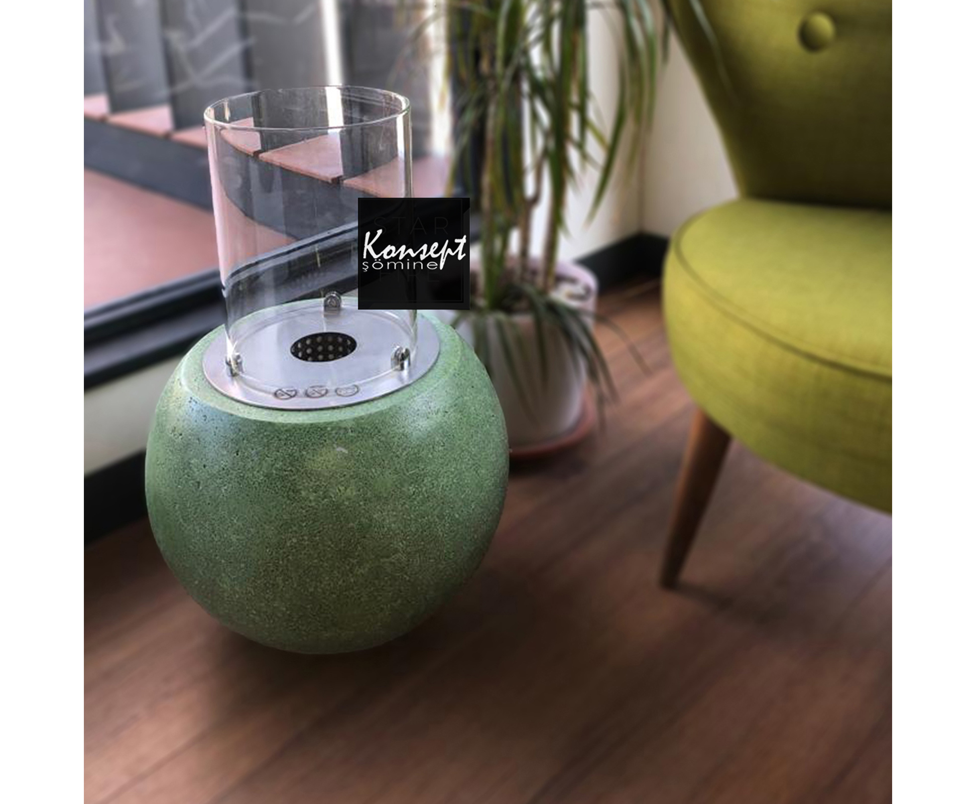 Portable ethanol fireplace 26