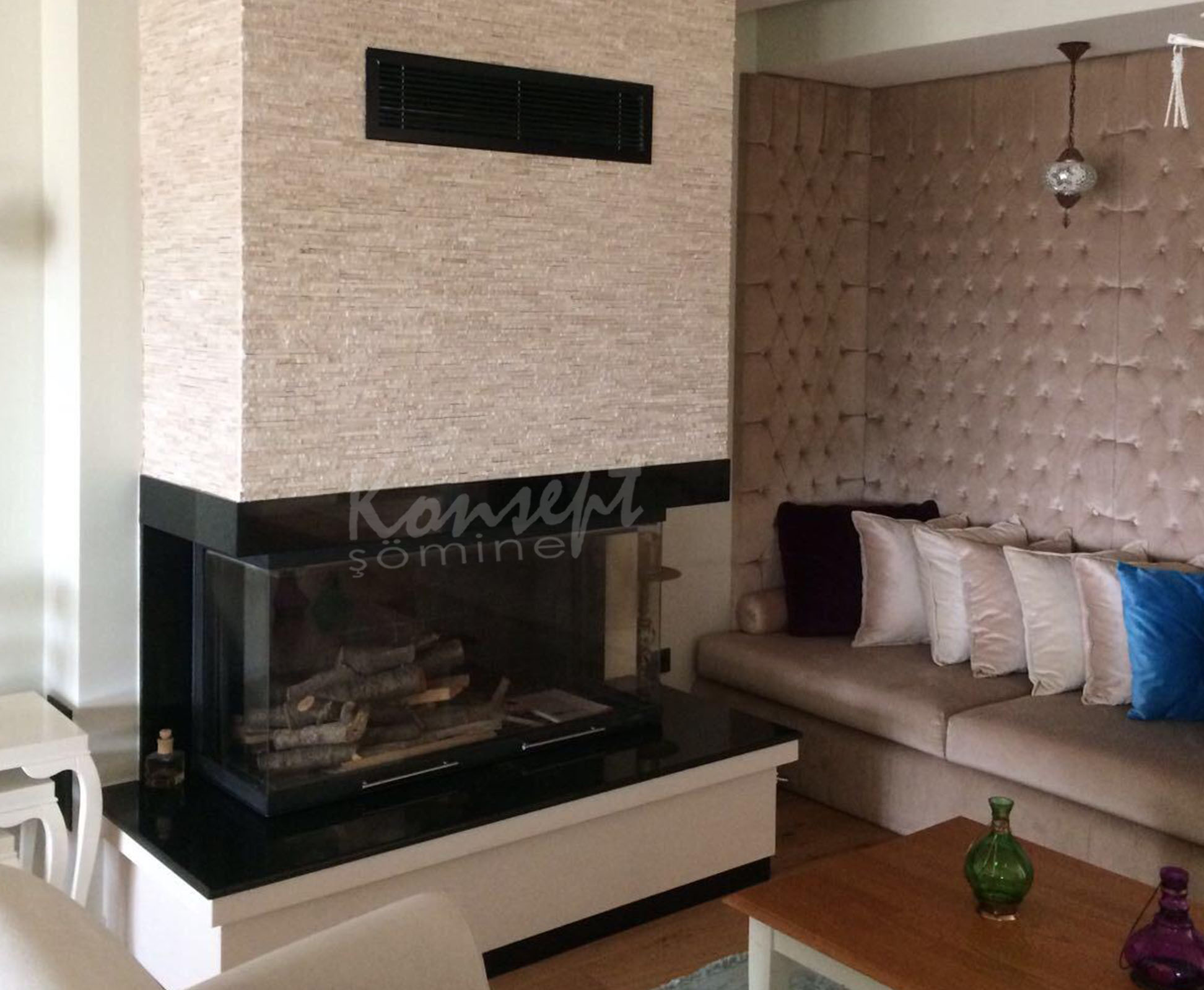 U Tipi Şömine 22